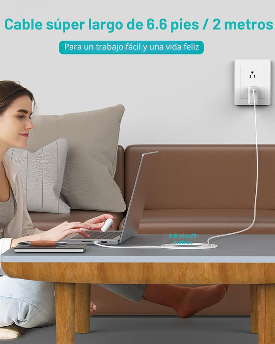 Cargador para MacBook Air MacBook Pro, adaptador de corriente USB C