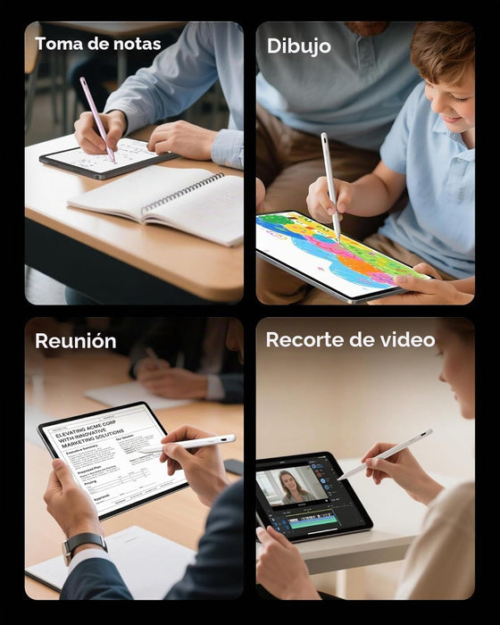 Metapen Lápiz A8 para Apple iPad 2018-2025 sensibilidad de inclinación 5ª generación