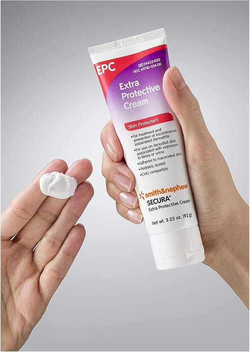 Secura Extra Protector Perfumado Crema Protectora De Piel 3.25 oz.