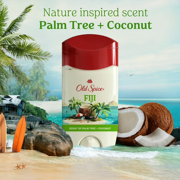 Desodorante antitranspirante en barra Old Spice para hombre, Fiji.