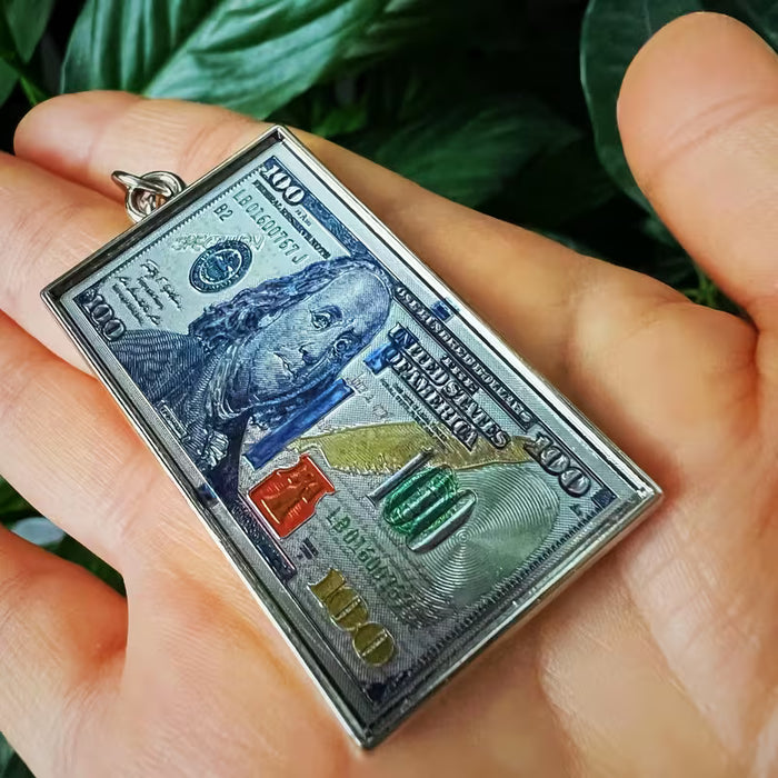 1pc Mini Llavero Réplica de Dólar, Llavero de Divisa Divertido y Genial, Accesorio para Llaves de Bolso