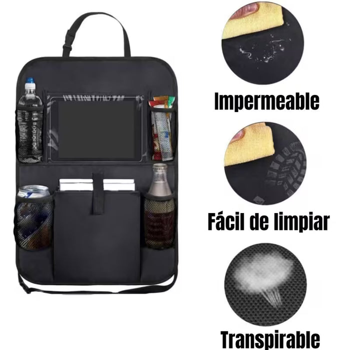 1 Organizador de Asiento de Coche, Bolsa Multifuncional, para Niños