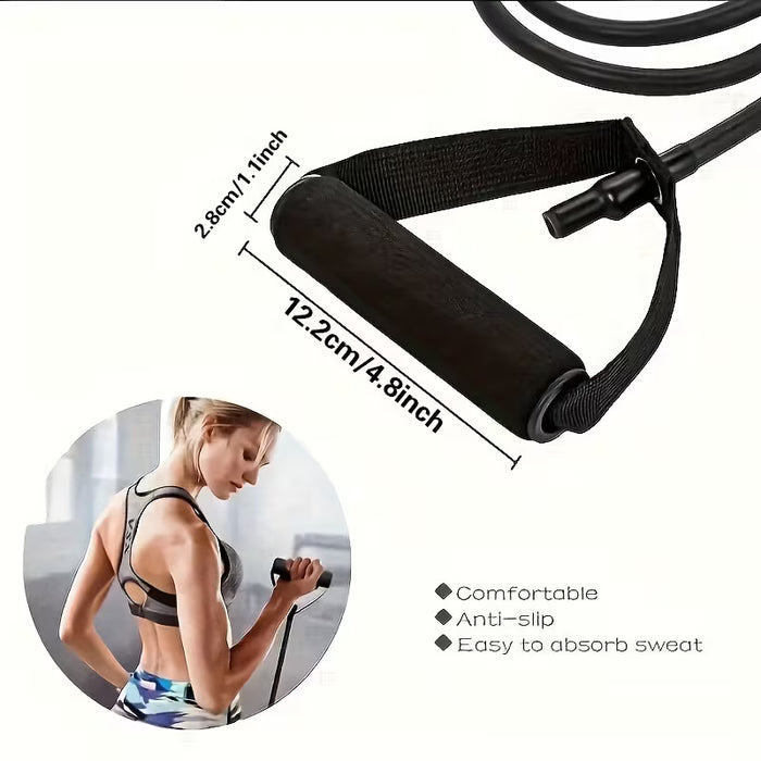 1pc Banda de Resistencia Premium TPE - Forma de U, Cuerda Elástica de Fitness
