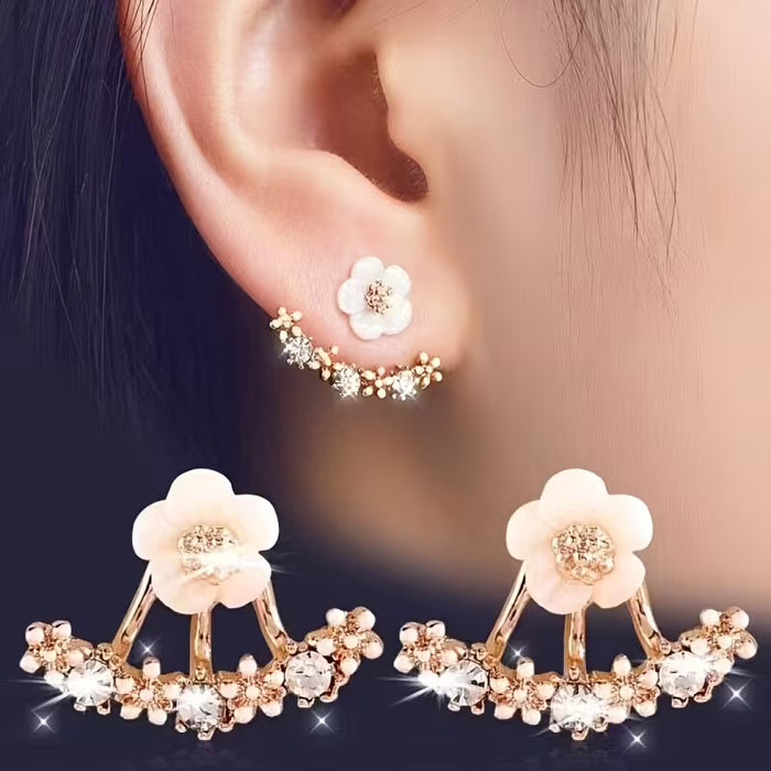Aretes Colgantes Daisy Queen, Joyería de Aleación Premium