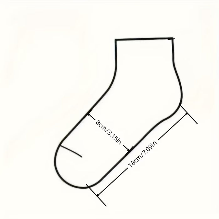 5 pares de calcetines casuales lisos a prueba de sudor para mujer