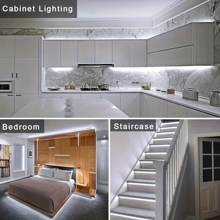 1M de Luz LED Blanca con Interruptor Incorporado, Alimentada por USB