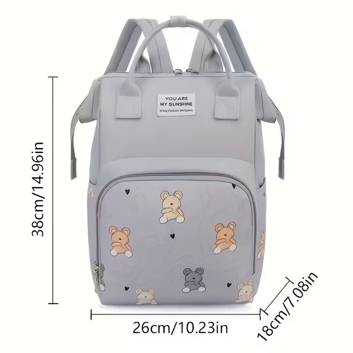 Mochila Multiusos para Viajes, Bolso de Pañales y Cambiador para Mujeres Embarazadas