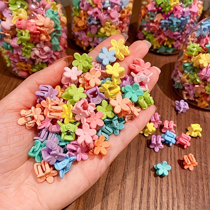 30pcs Mini Pinzas para el Cabello con diseño de flor