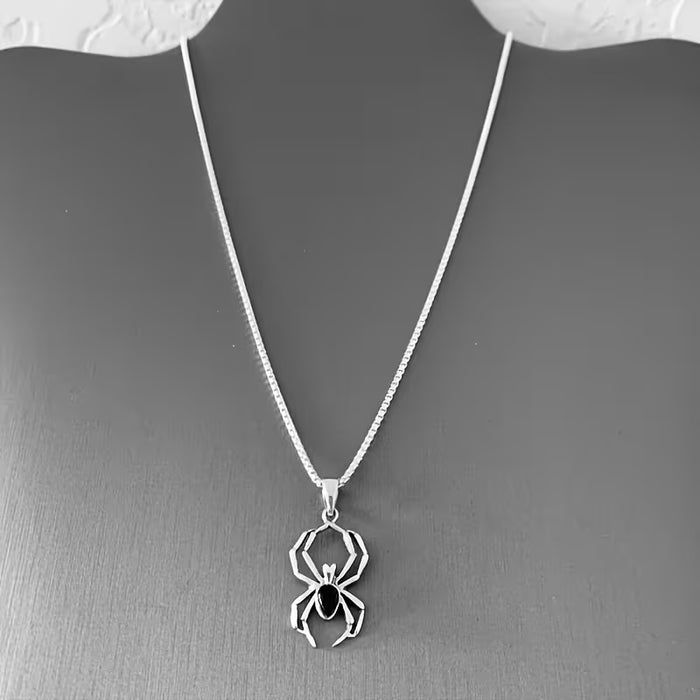 1 Collar con Colgante de araña para Mujer, Zirconia Sintética