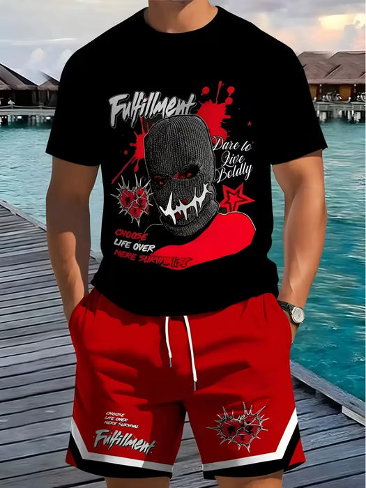 Camiseta de manga corta estampada ideal para un estilo urbano de verano