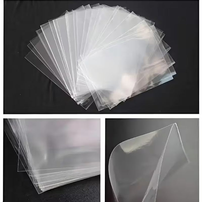 100 Bolsas Transparentes de Empaque para Regalos, Embalaje de Plástico Duradero