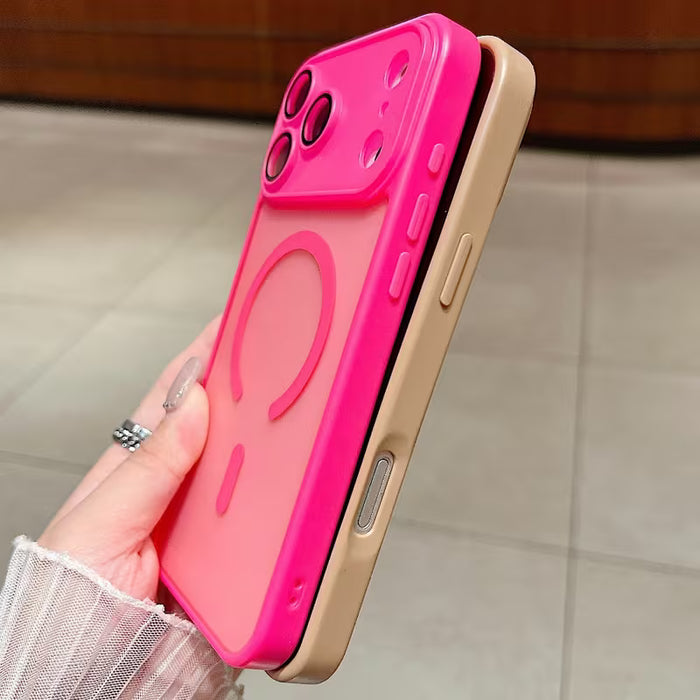 Funda de Carga Inalámbrica Magnética de Lujo para iPhone 17 Pro Max