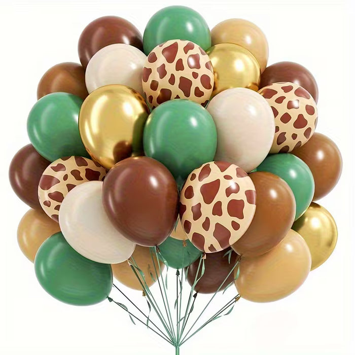 97 Piezas de Globos con Tema Safari