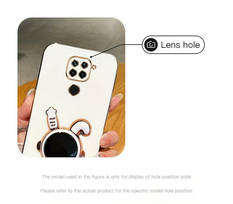 Funda para teléfono elegante electrochapada a prueba de golpes para redmi note 9 pro