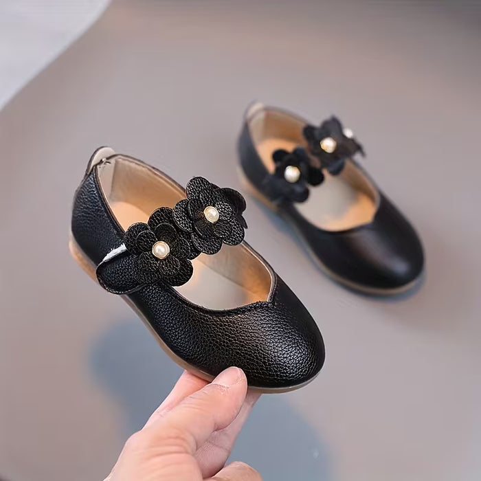 Zapatos Planos casuales para niñas, ajustables y sencillos