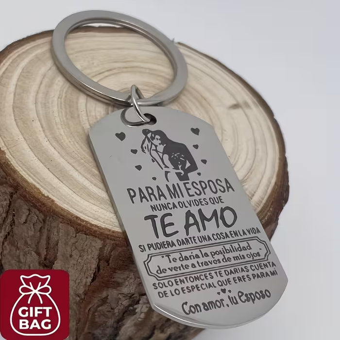 1 Llavero Romántico, Regalo de San Valentín y Aniversario para Mujer