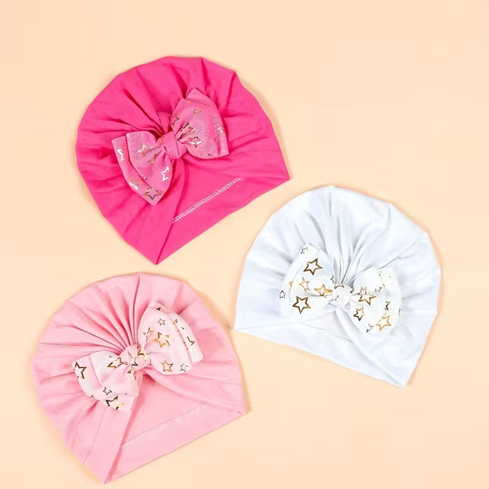 SHEIN 3 Pañuelos para la Cabeza - Doble Capa con Estampado de Lazo