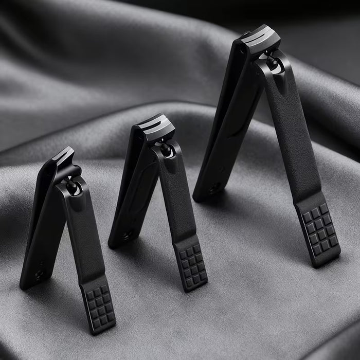 Juego de 2 cortauñas de acero inoxidable, herramientas afiladas para recortar uñas