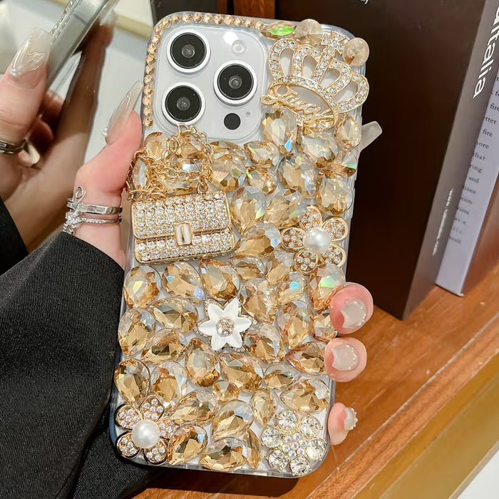 Estuche de Lujo para iPhone 16 Pro Max con Corona Real