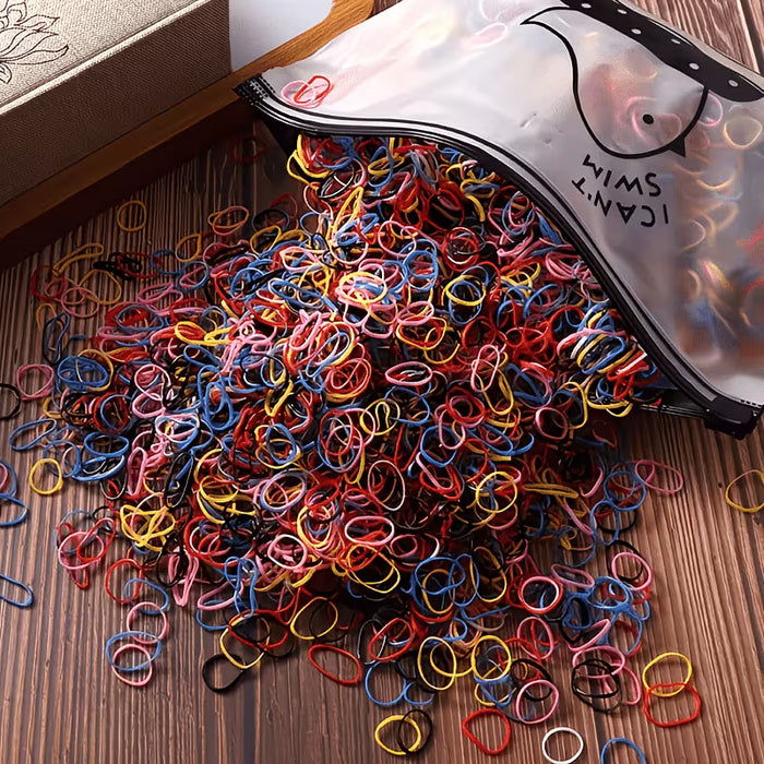 200 Cintas de Goma Desechables Coloridas