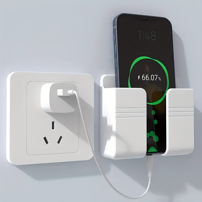 Soporte de pared adhesivo de carga para teléfono celular, 4 piezas