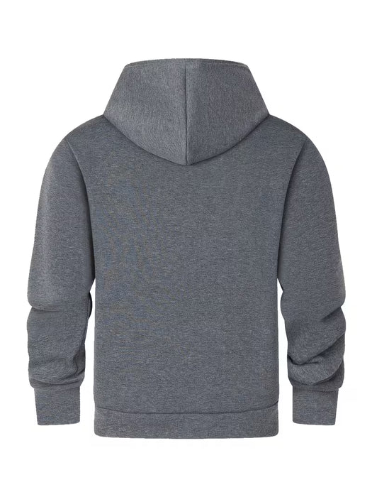 Sudadera con Capucha y Cremallera Acolchada de Moda Deportiva Casual