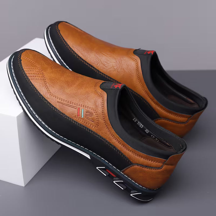 Zapatos de conducción versátiles para hombre, diseño de suela deportiva