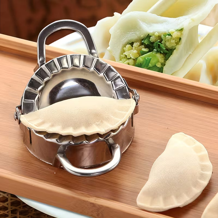 Molde para empanadillas de acero inoxidable, prensa manual para hacer empanadillas