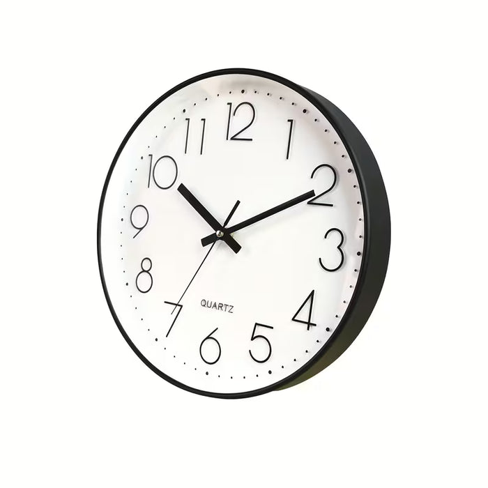 Reloj de pared de cuarzo silencioso de 8 pulgadas para el hogar o la oficina