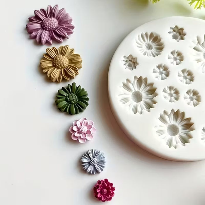 1 Molde de Silicona para Flores, Molde para Arcilla Polimérica
