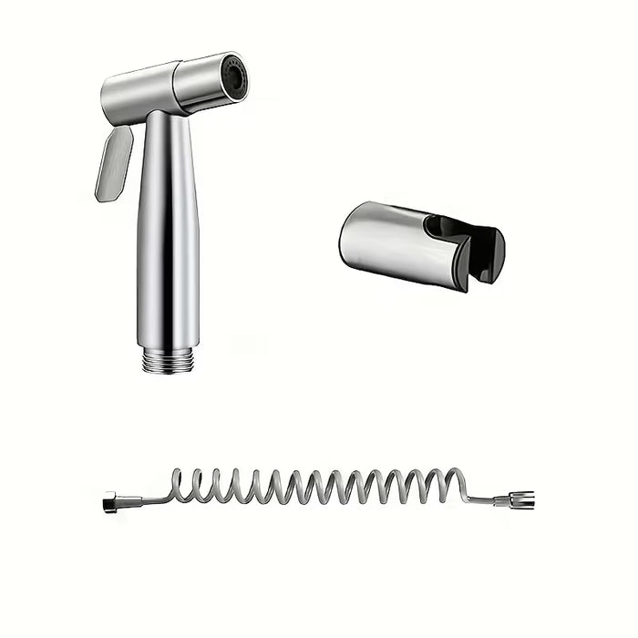 3 piezas Juego de Ducha para Baño de Acero Inoxidable con Pistola de Alta Presión