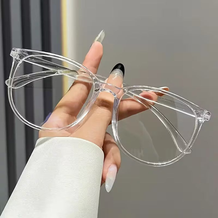 Set de 3 gafas de moda retro clásicas Redondo con Marco Completo para mujer