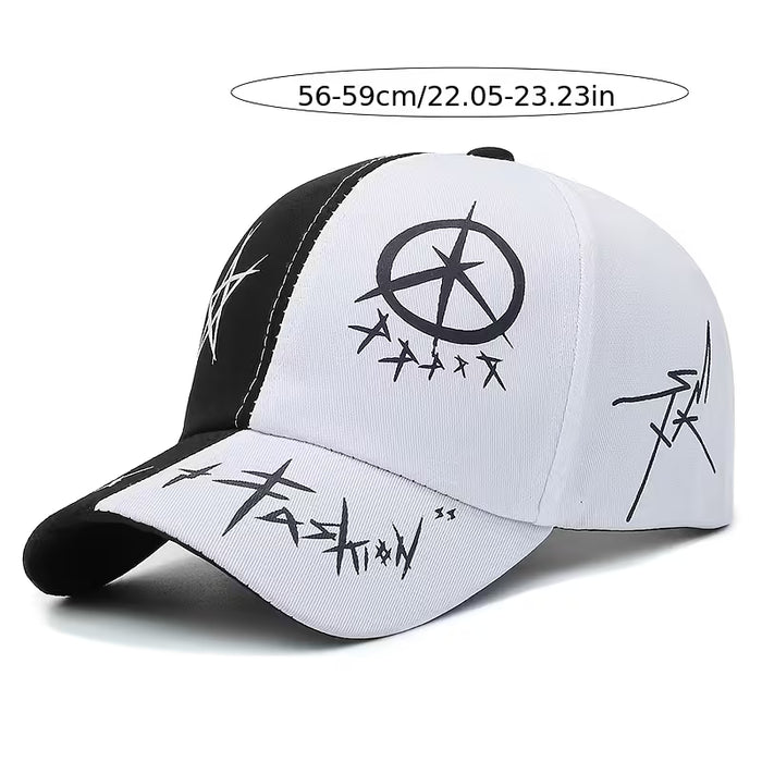 1 pieza de gorra de béisbol para hombre con diseño de graffiti moderno para exteriores