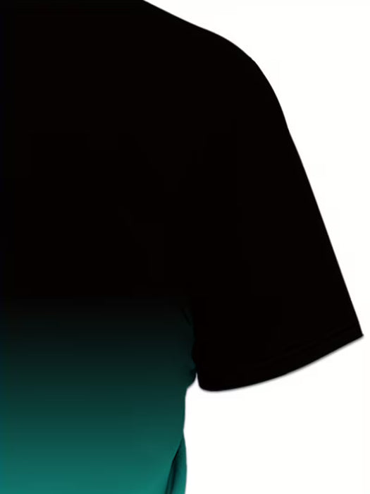 Conjunto casual de 2pcs para hombre con camiseta de manga corta y pantalon corto