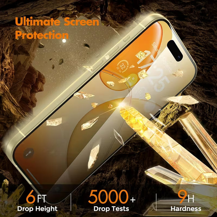 5pcs Protector de Pantalla de Vidrio Templado de Privacidad para iPhone 14 Pro Max