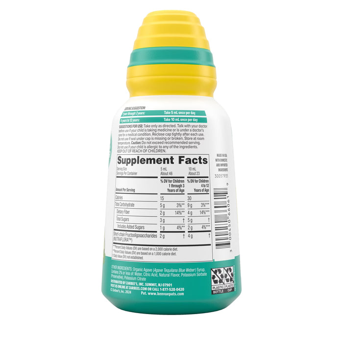 Zarbee's Jarabe prebiótico para el cuidado digestivo infantil*, 237 ml (8 onzas líquidas).