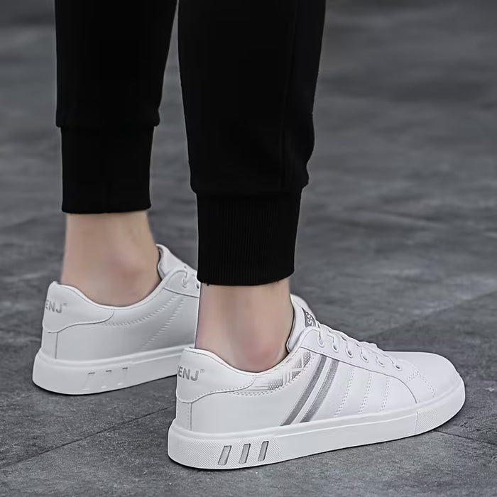 Zapatillas deportivas bajas con cordones para hombre, con suela de PVC antideslizante