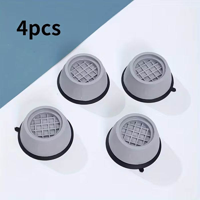 4 pzas. Almohadillas antivibración, tapete antideslizante, amortiguadores para evitar ruidos