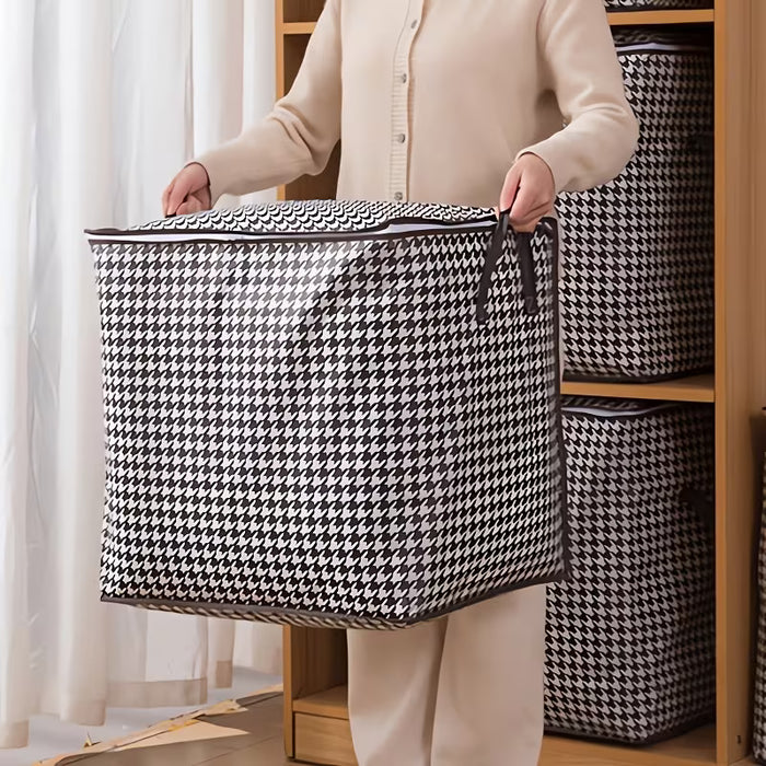 1 Bolsa de almacenamiento para ropa, fabricada en tela resistente con cremallera