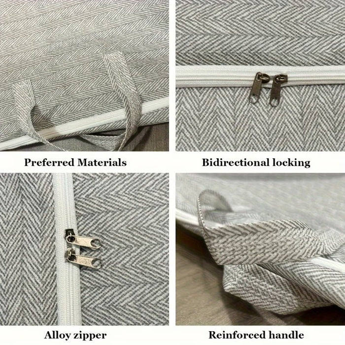 1 unidad de bolsa de almacenamiento práctica para primavera, ropa, con diseño de cremallera