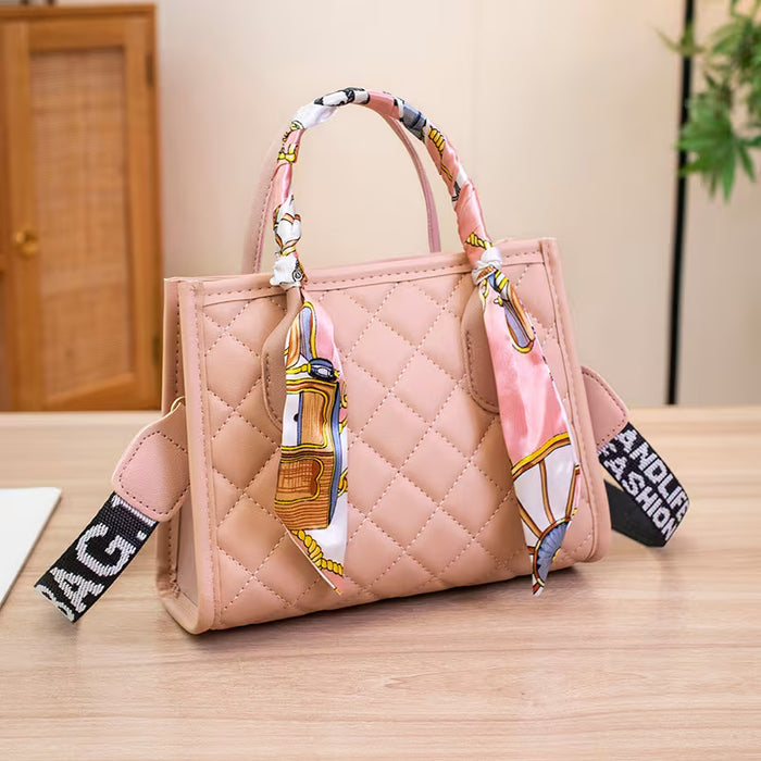 Mini Bolso de Mano y hombro Tacto de Alta Gama con Bufanda de Moda