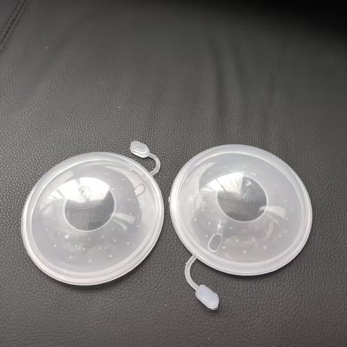 2 Discos de lactancia portátiles a prueba de fugas, colector de leche materna