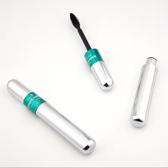 LASH COSMETICS Máscara de pestañas 2 en 1 de doble extremo con cepillo suave