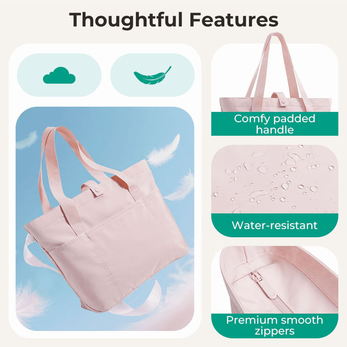 Bolso portátil tote plegable BAGSMART para mujer, con asa superior, ideal para viajes