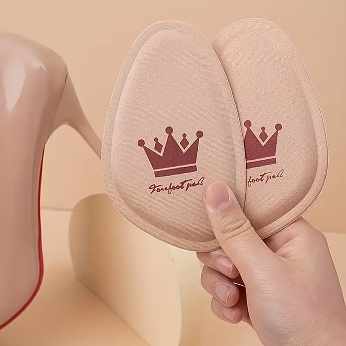 4pcs Plantillas delanteras para tacones de mujer, antideslizantes y alivio del dolor