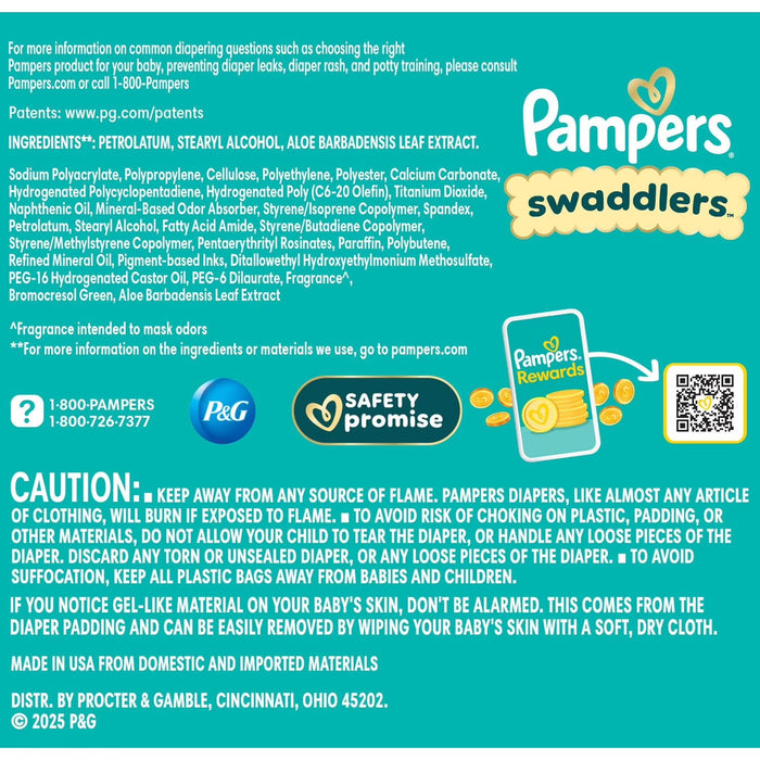 Pampers Swaddlers Ultra Pañales talla 8 (más de 13,6 kg), 86 unidades