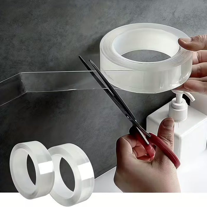 3 rollo de cinta adhesiva doble cara súper nano