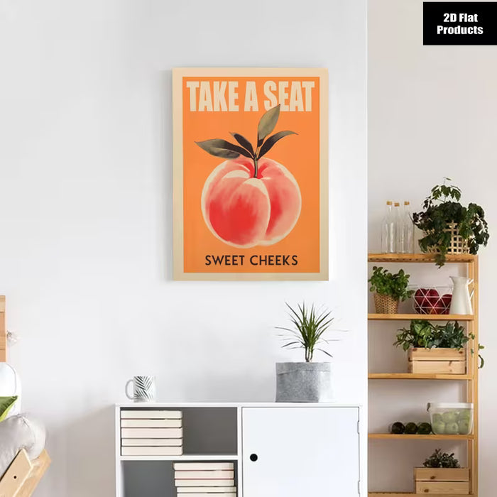 Arte Decorativo de Pared Art Deco en 2D Plano, 1 Pieza sin Marco, para Decoración de Hogar