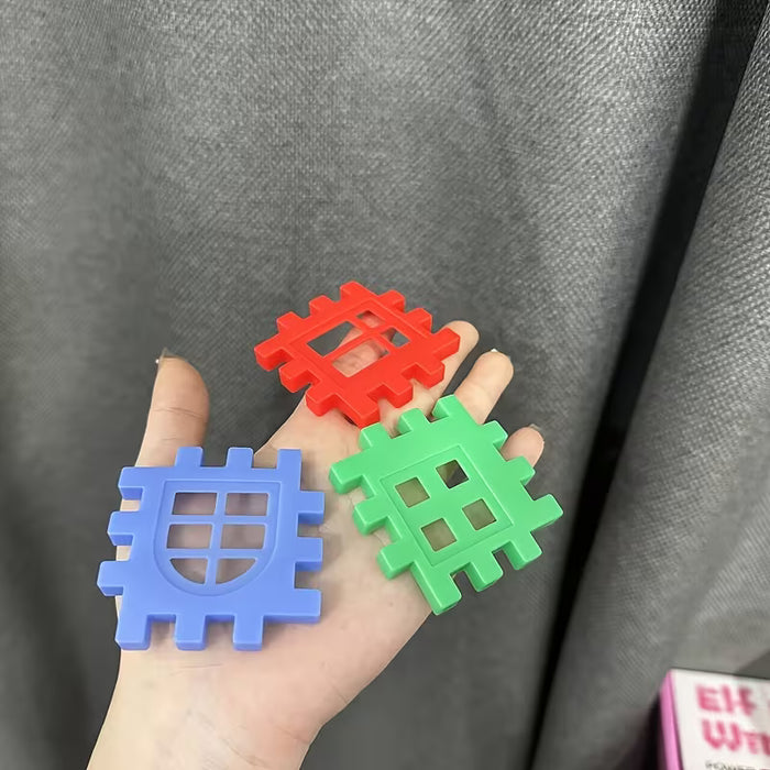 100pcs Bloques de Construcción para Asamblea de Casa, Construcción Básica