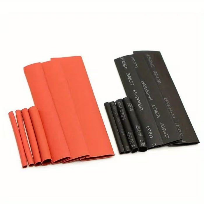 Juego de Tubos Termorretráctiles de Poliolefina 150 piezas, Surtido de Fundas Térmicas para Cables 2:1